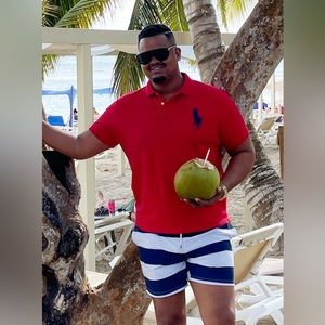 Red Ralph Lauren polo